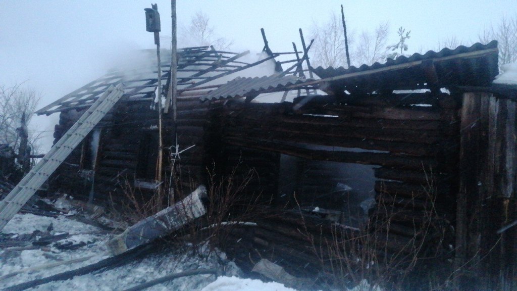 В Чаусском районе горела дача