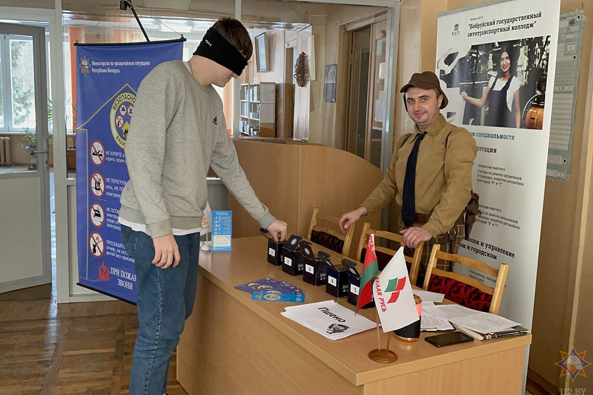 В Бобруйске продолжается второй студенческий этап акции «Безопасность – в каждый дом!»