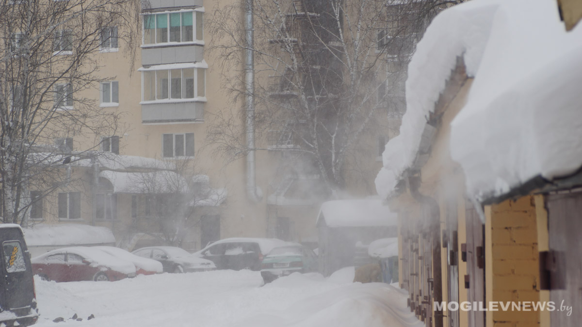 Сложные погодные условия - сильный ветер, гололед, налипание мокрого снега - прогнозируются в начале следующей недели в Могилевской области