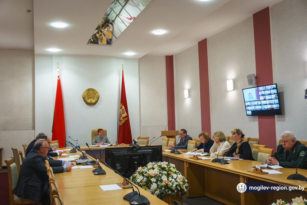 Выполнение Инвестиционной программы Могилевской области на 2021 год обсудил президиум облсовета депутатов