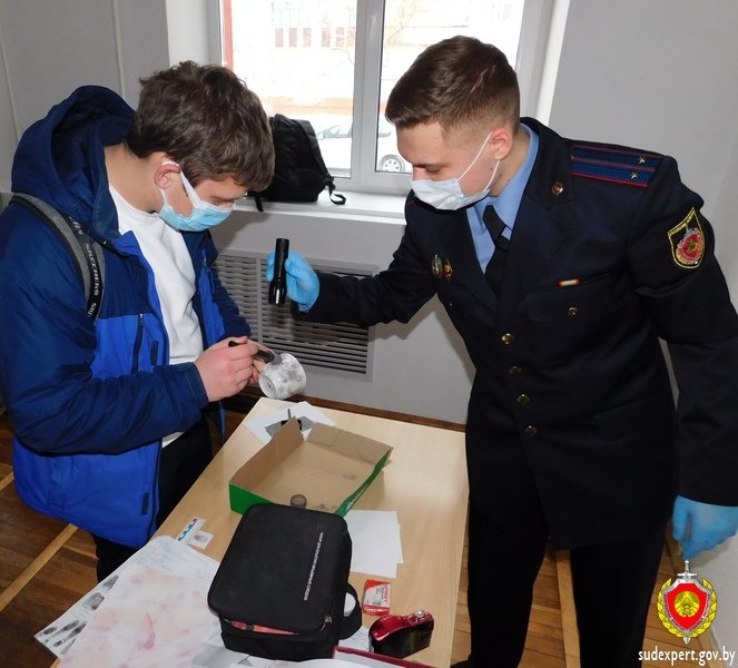 Могилевские лицеисты познакомились с работой криминалистов
