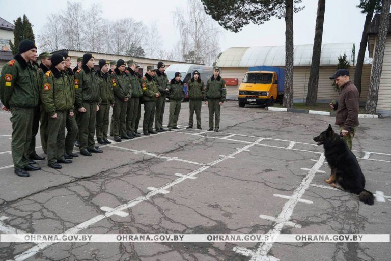 Могилевские кадеты побывали в гостях у охрановцев