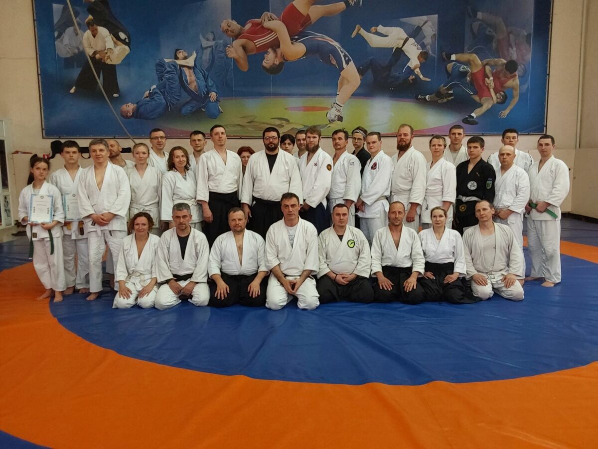 Республиканский учебно-аттестационный семинар по айкидо прошел в Бобруйске.  Фото