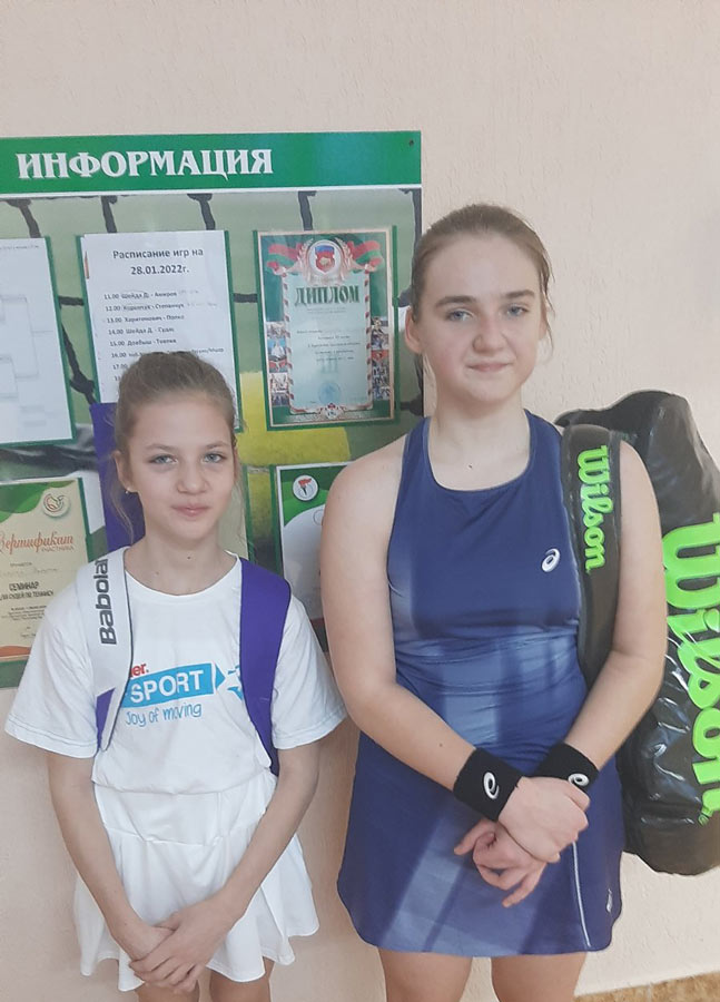 Могилевчанка  стала призером в открытом республиканском турнире среди юношей и девушек по теннису