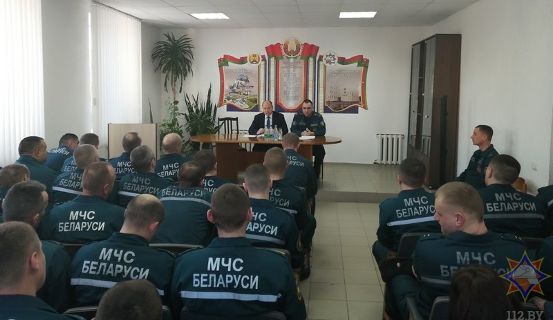 Вопросы изменений и дополнений в Конституцию обсудили спасатели в Быхове