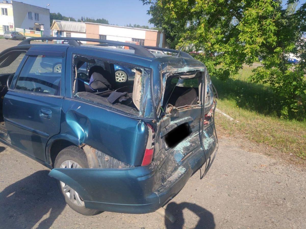 МАЗ и Opel столкнулись в  Костюковичах
