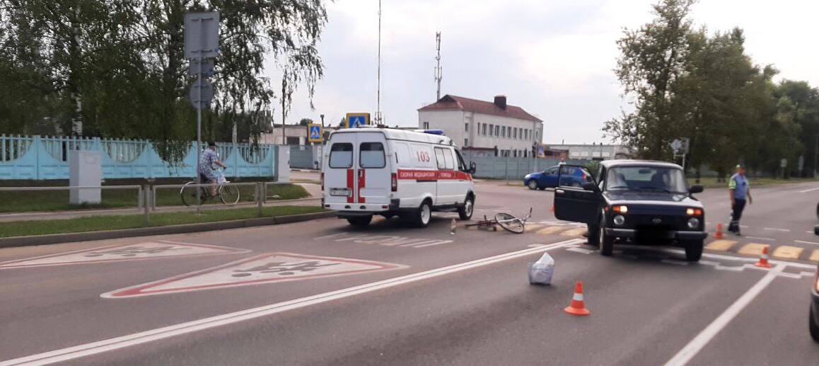 В ДТП в Осиповичах травмирована велосипедистка