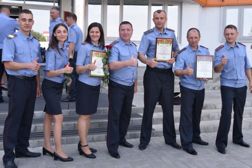 Среди призеров республиканского конкурса - команда милиции Могилевщины