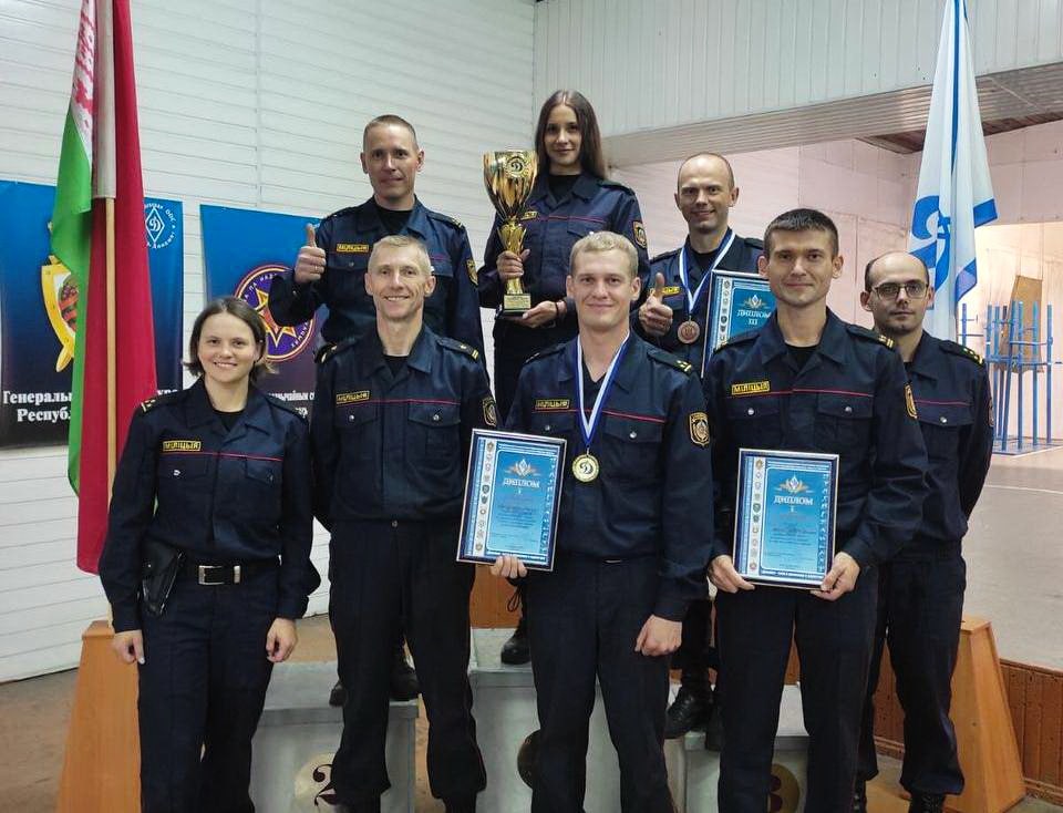 Команда из Могилева - лидер республиканского чемпионата БФСО «Динамо» по стрельбе из табельного оружия