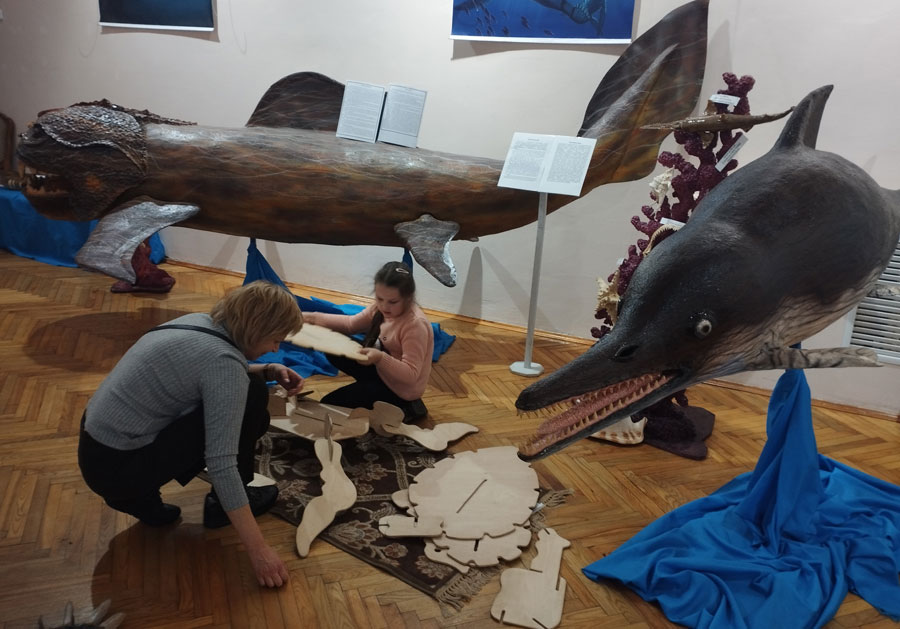 Выставка  «Тайны древнего океана» открылась  в Могилеве