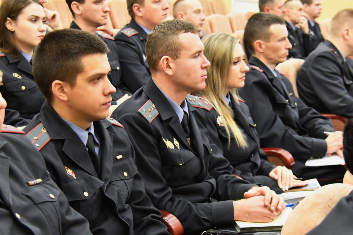 Учебный сбор с сотрудниками подразделений охраны правопорядка и профилактики прошел в Могилеве