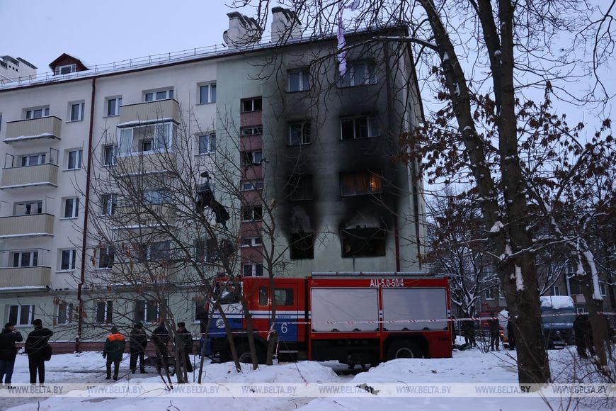 В Минске при пожаре в пятиэтажке погибли 6 человек