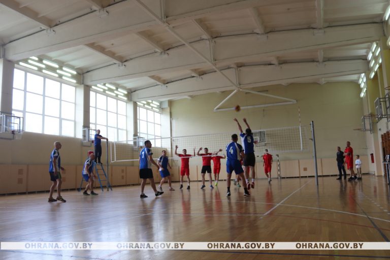 Среди сотрудников подразделений Департамента охраны Могилевской области прошли соревнования по волейболу