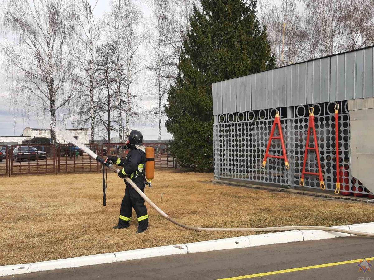 Учения в Кировском районе провели спасатели