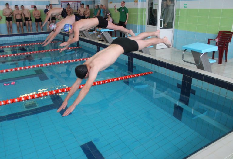 Областные соревнования по плаванию среди сотрудников подразделений Департамента охраны прошли в Могилеве