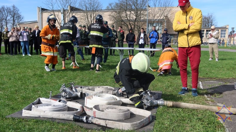 Слет юных спасателей-пожарных прошел в Быхове