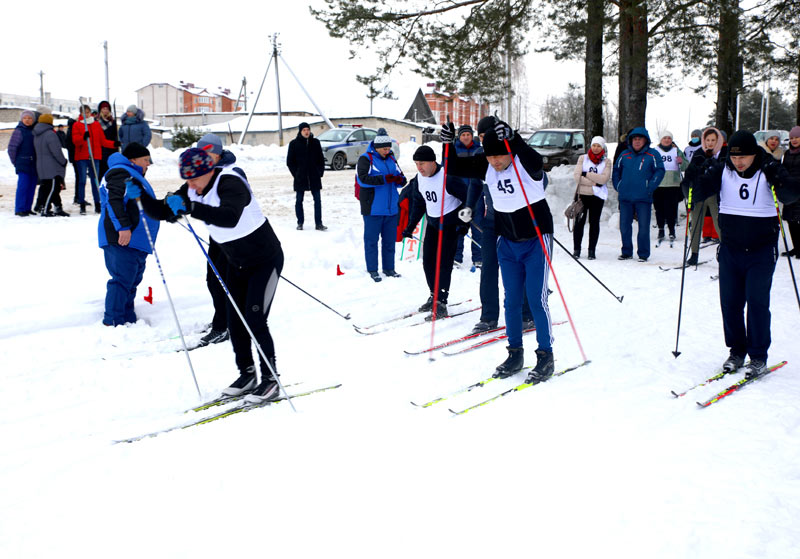 В Климовичах  прошел районный  спортивный  праздник «Климовичская лыжня-2022»