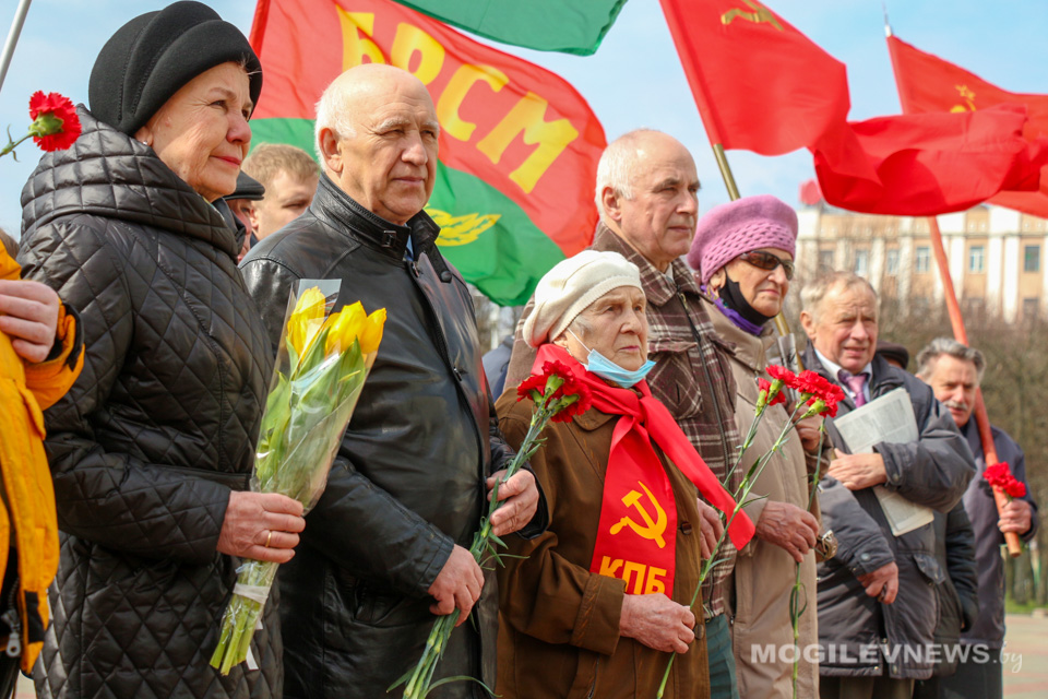 В Могилеве почтили память Владимира Ленина