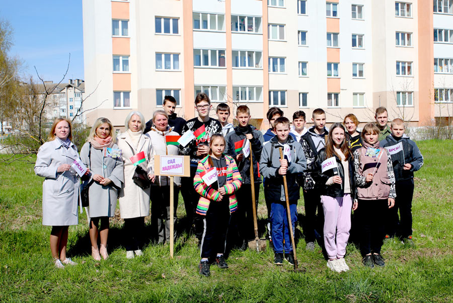 Жители Климовичского района приняли участие в благотворительной акции «Сады надежды»