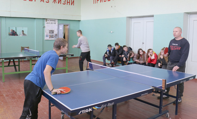 В Климовичском аграрном колледже прошел турнир по настольному теннису