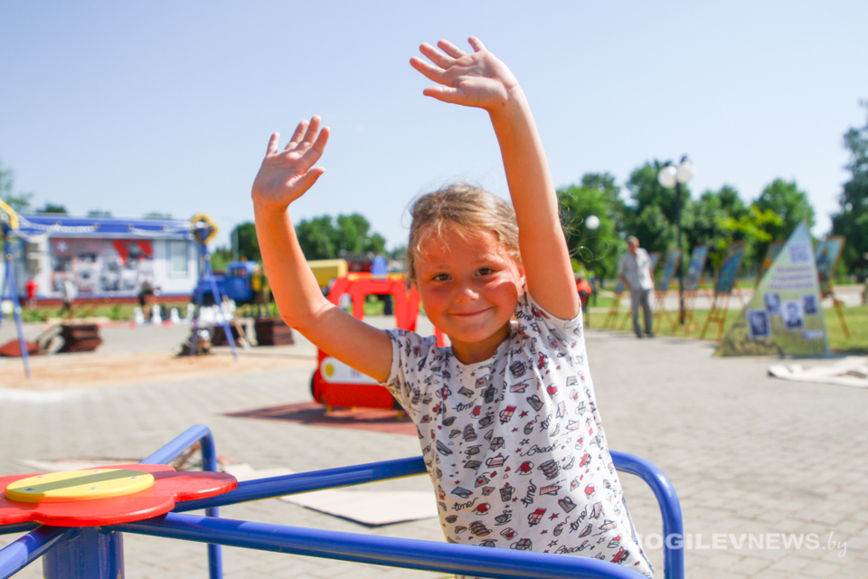 Современная интерактивная детская площадка появится в Белыничах. Фото