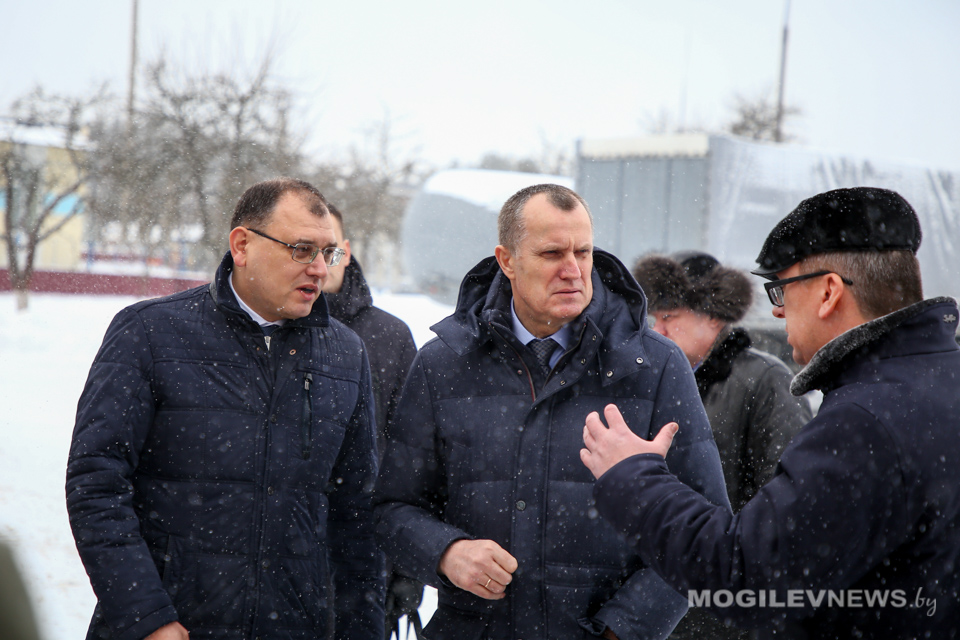 Анатолий Исаченко и Виктор Каранкевич посетили Могилевскую газонаполнительную станцию