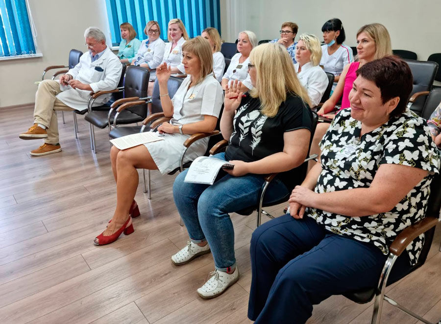 Расширенное заседание профсоюзного комитета и администрации прошло в  УЗ «Могилевская городская больница скорой медицинской помощи»