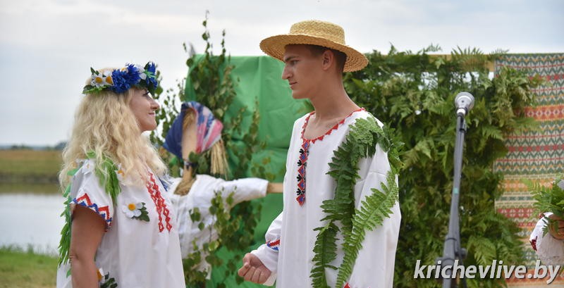 В Кричеве на городском пляже встретили Купальскую ночь