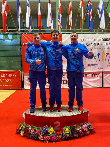 Могилевские спортсмены в составе сборной Беларуси выиграли командное серебро на чемпионате Европы по стрельбе из лука