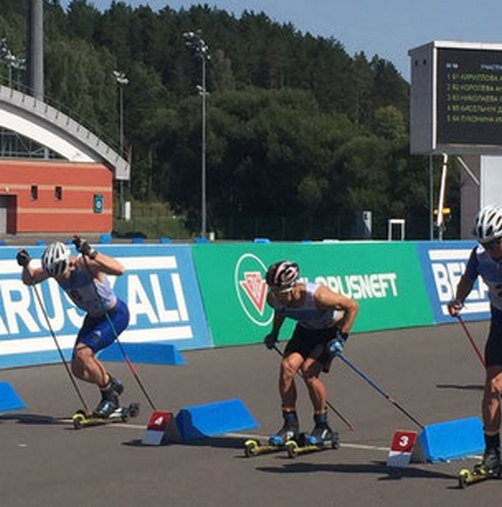 Команда Могилевской области заняла третье место на первом этапе чемпионата Беларуси по лыжероллерам