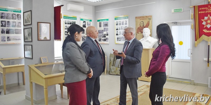 Кричев с рабочим визитом посетил заместитель председателя облисполкома Валерий Малашко