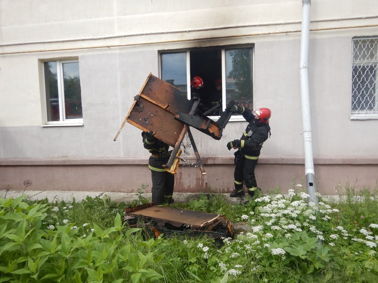 46-летний мужчина получил ожоги при пожаре в Могилеве