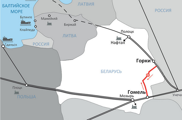 «Белнефтехим» в первом полугодии завершил строительство нефтепровода «Гомель-Горки»