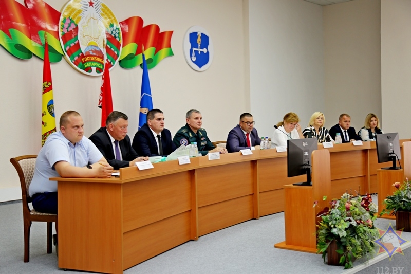 Заместитель Министра по чрезвычайным ситуациям побывал с рабочим визитом в Шкловском районе