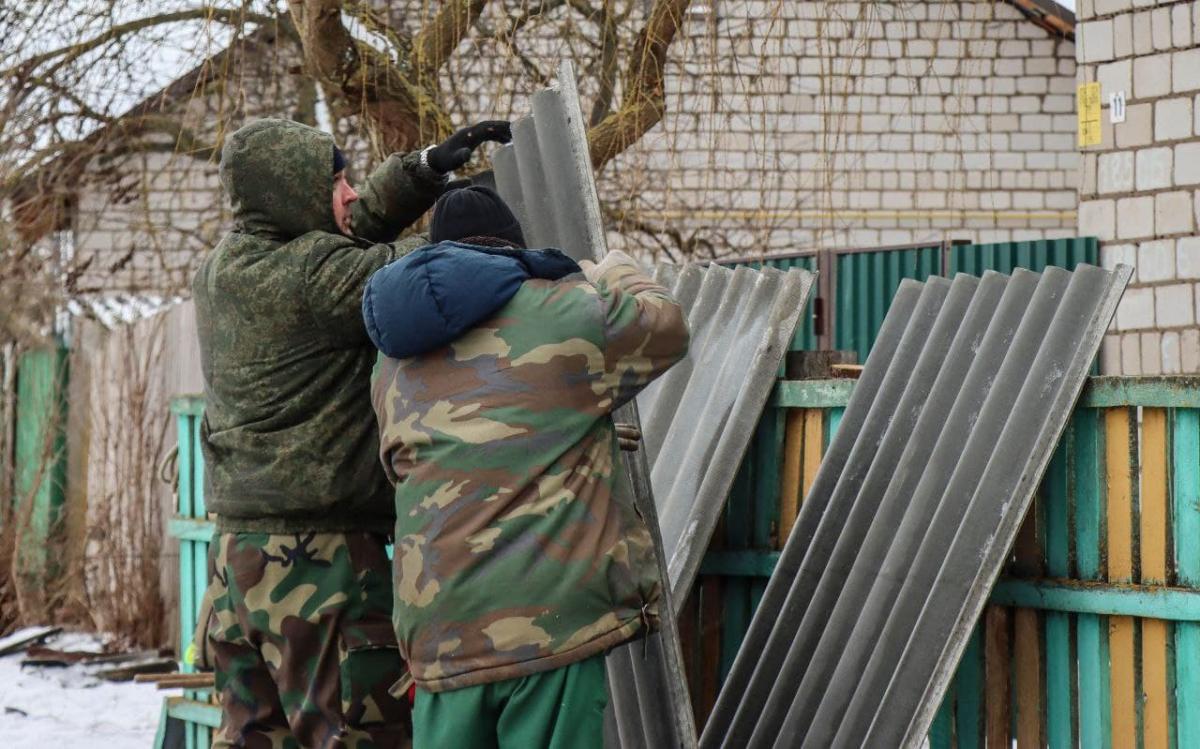 В Быховском районе устраняют последствия урагана. Фото