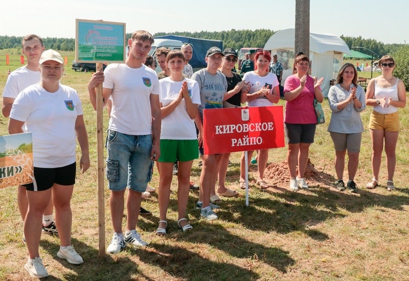Молодежный спортивно-патриотической фест проходит в деревне Мазуровка Кировского района Могилевской области