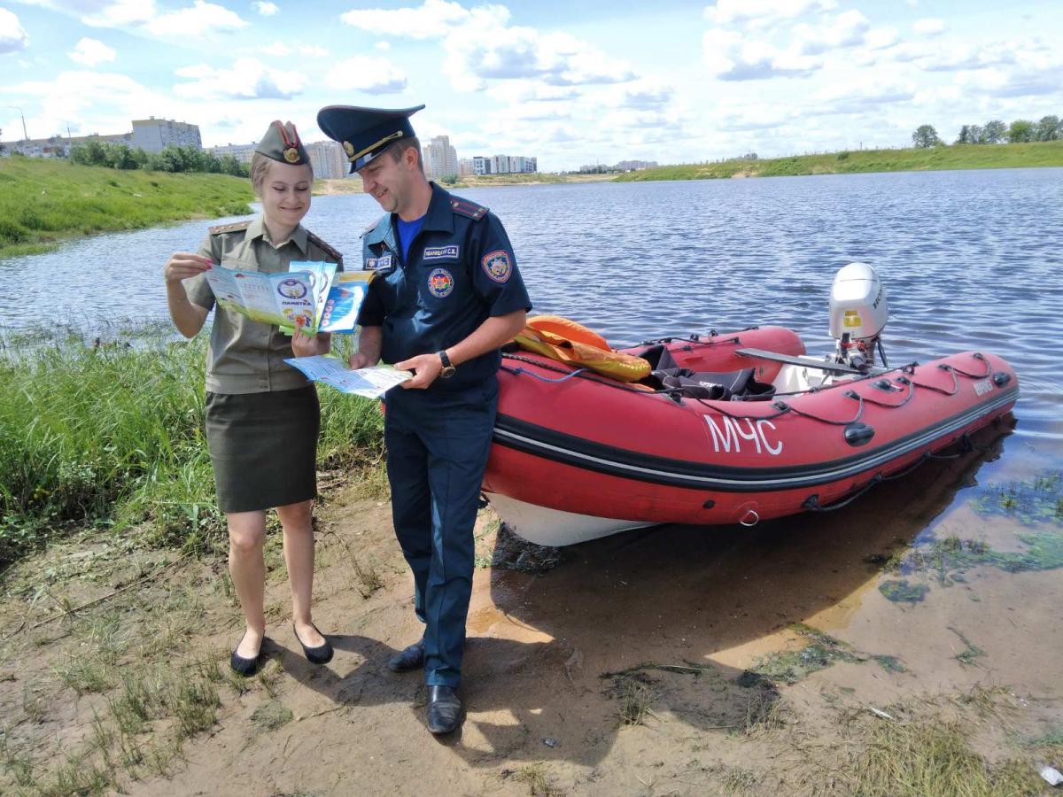 Могилевские спасатели продолжают проводить рейды по местам отдыха горожан. Фото