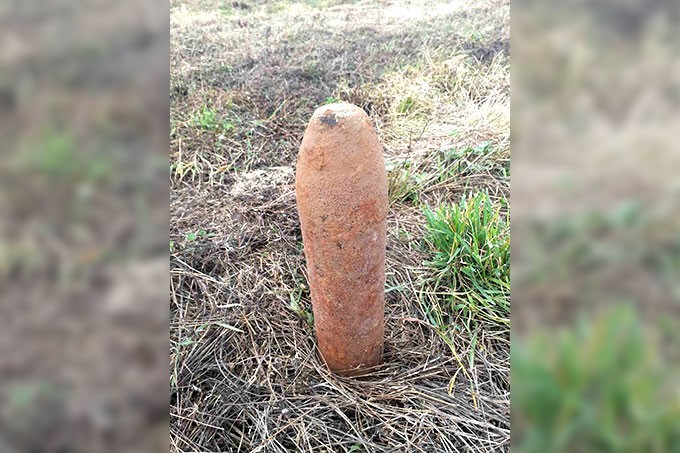 Снаряд времён Великой Отечественной войны обнаружили в Мстиславском районе