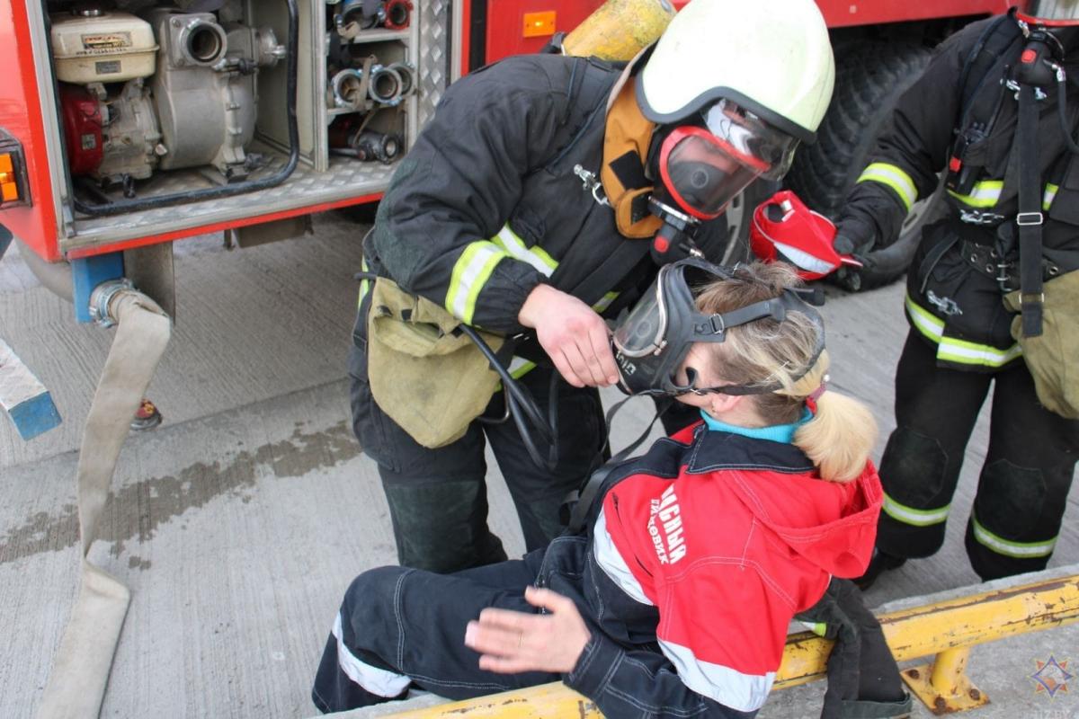 Тактико-специальные учения прошли на «Красном пищевике» в Бобруйске