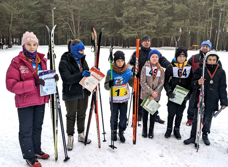В Климовичах определены победители соревнования среди детей и подростков по биатлону «Снежный снайпер»