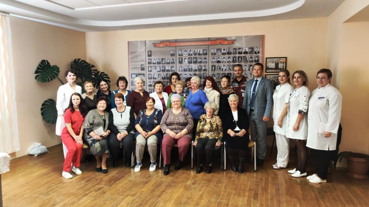 Встреча с ветеранами труда прошла в Шкловской ЦРБ