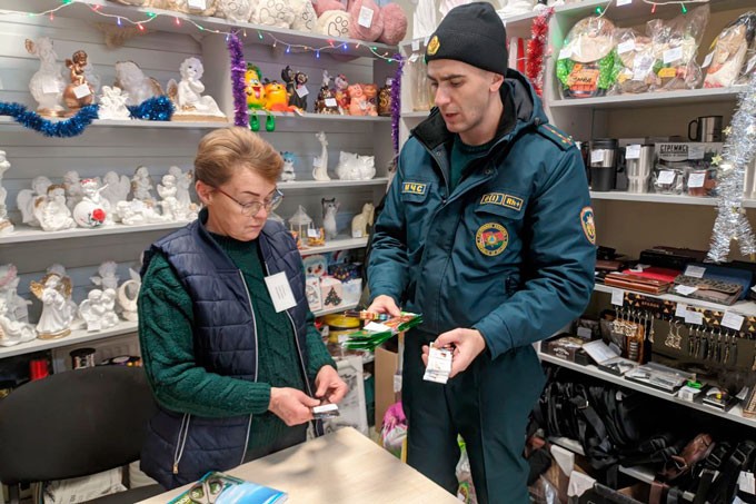 Пиротехнический рейд провели на Мстиславщине сотрудники РОВД и РОЧС