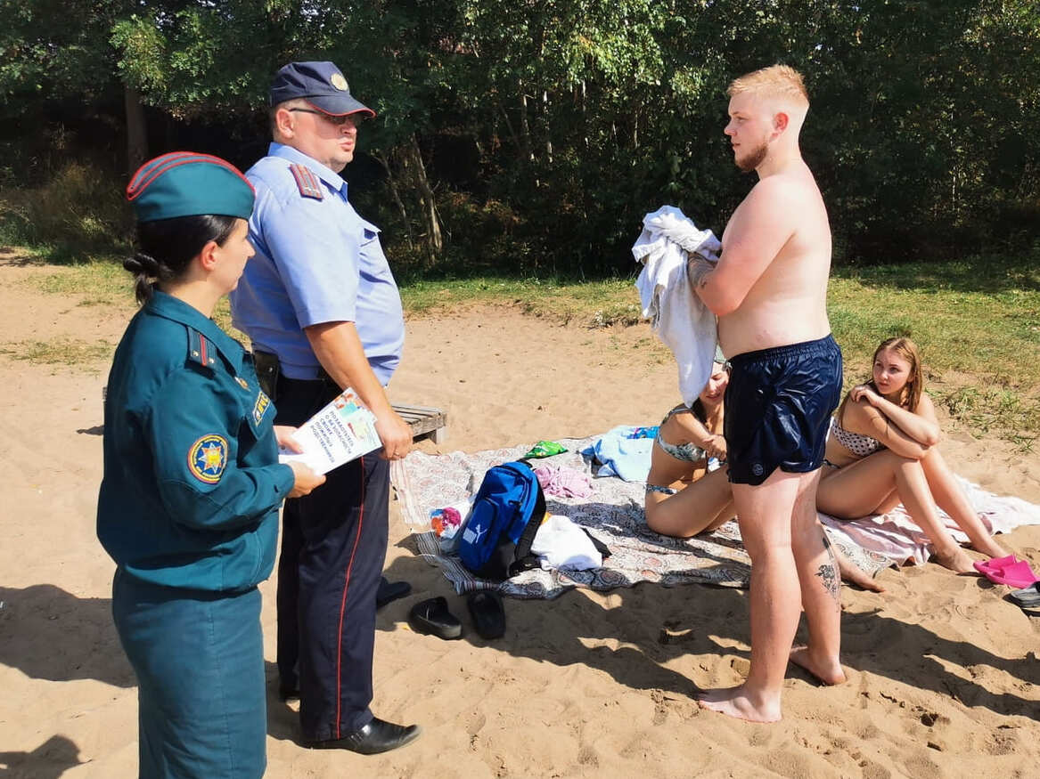 Спасатели проводят рейдовые мероприятия по водоемам Могилева