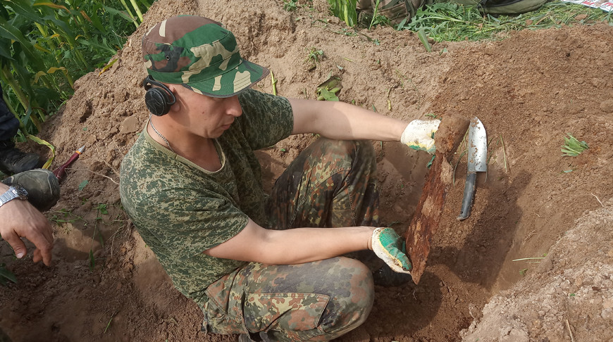 Останки 16 бойцов Красной армии обнаружили поисковики экспедиции "Проня-2023"