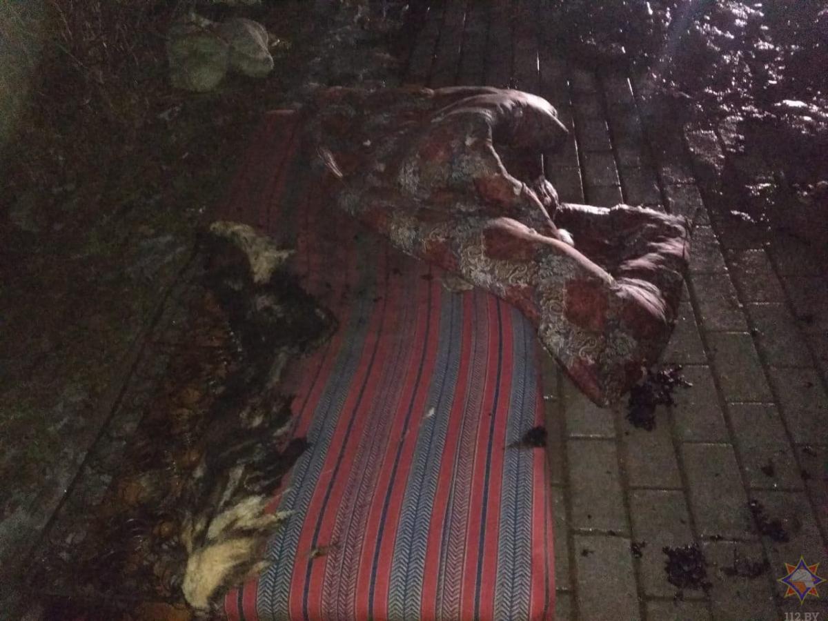 В Кричеве на пожаре спасли пенсионерку