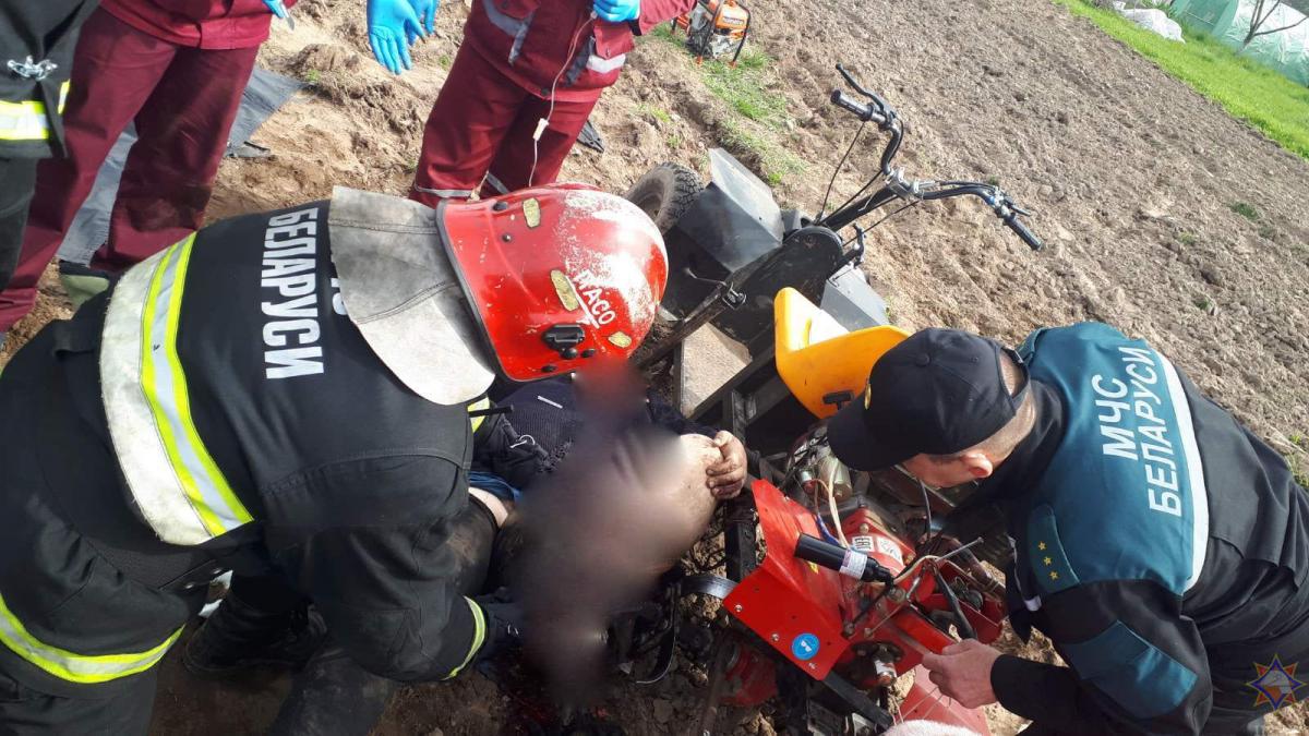 Житель Могилевского района пострадал при работе с мотокультиватором