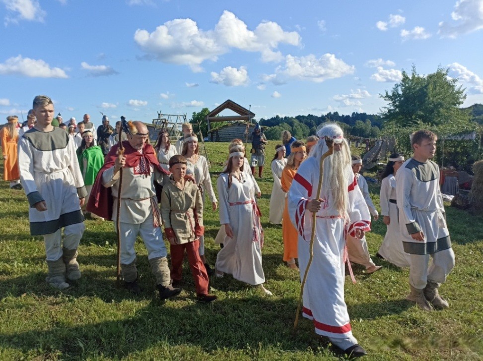 Х этнофест «У госці да радзімічаў» прошел в Чаусском районе. Фото