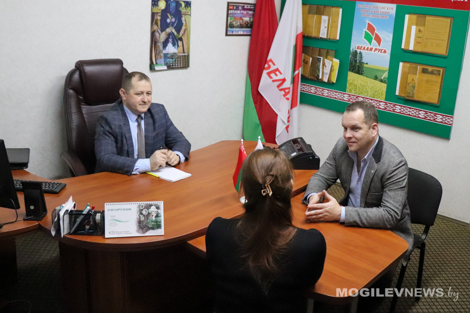 Областной организацией  «Белая Русь» проведен прием граждан совместно с участием комитета по труду, занятости и социальной защите Могилевского облисполкома