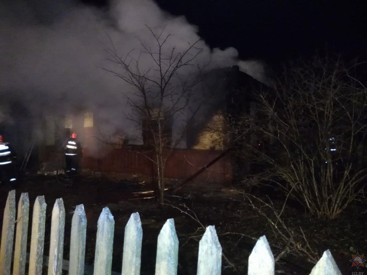 Мужчина и женщина погибли на пожаре в Горецком районе