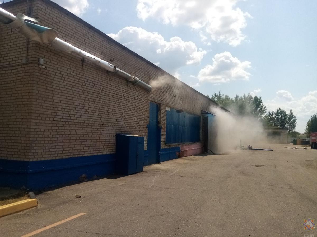 На территории Чаусского филиала ОАО «Бабушкина крынка» случился пожар - погиб работник предприятия